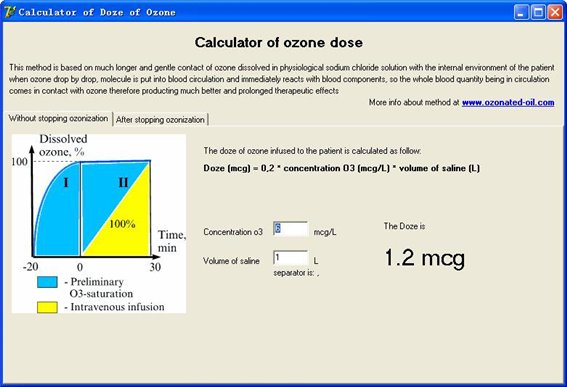 臭氧計(jì)算器(Calculator of Doze of Ozone) 綠色版圖1