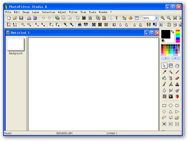 PhotoFiltre Studio X(圖像編輯器) v10.12.1 多語綠色便攜版圖1