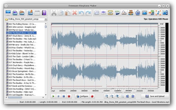 手機鈴聲制作工具(Freemore Ringtone Maker) 3.7.5 英文官方版圖1