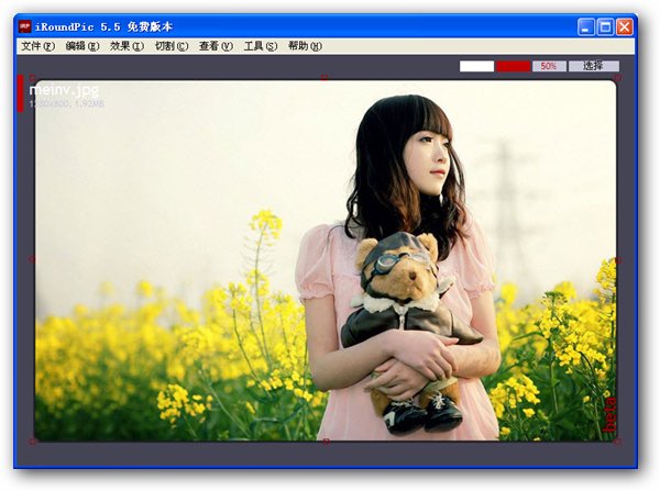iRoundPic圓角方角圖片快速制作 v5.6.4681 簡體中文綠色免費版圖1