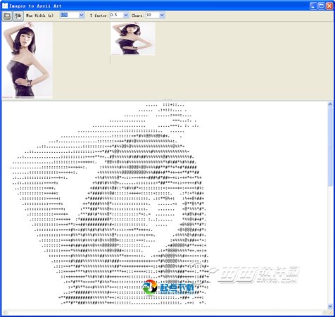 圖片轉(zhuǎn)Ascii字符畫(Images to Ascii Art) 0.6.0 綠色版圖1