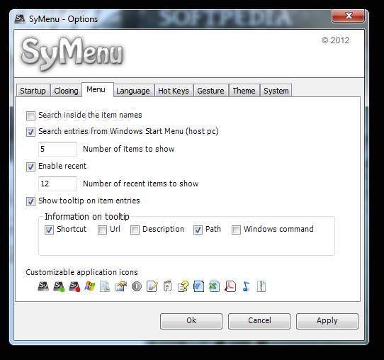 SyMenu v6.5.6896 免費多語綠色版圖1